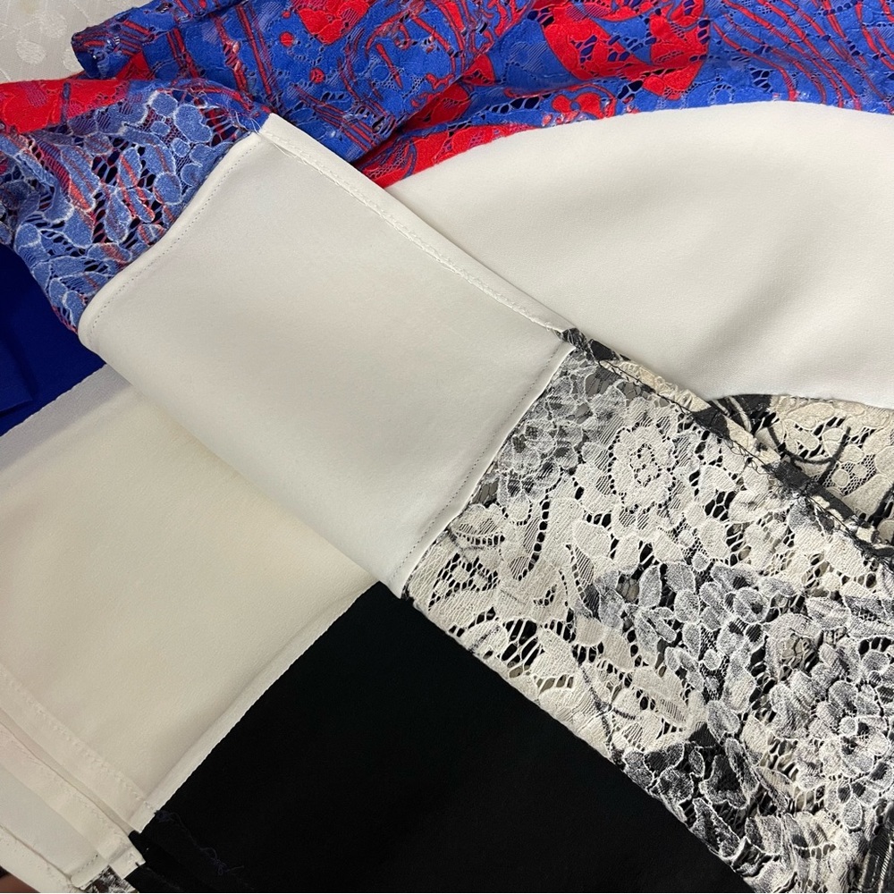 CARVEN Colorblock Pattern Mini Dress - Picture 5 of 7